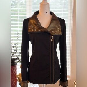 Christine Alexander Black and Gold Jacket